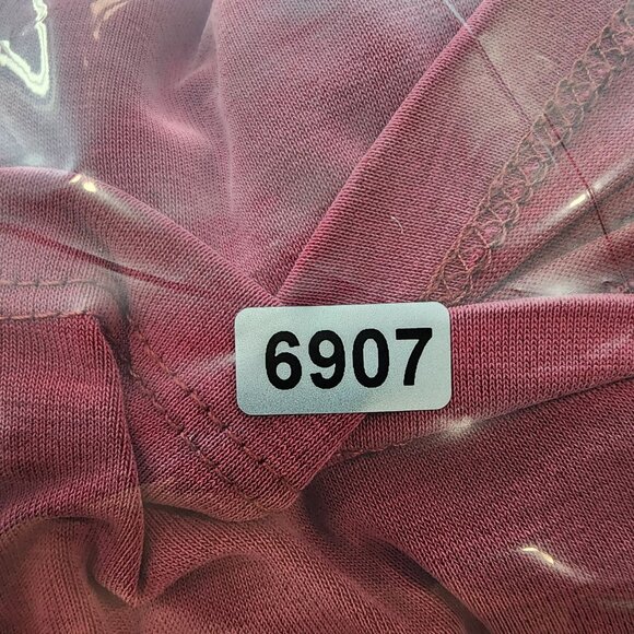 Womens Pink LuLaRoe Simply Comfortable Top Blouse Short Sleeve Round Neck Size L - Picture 8 of 8